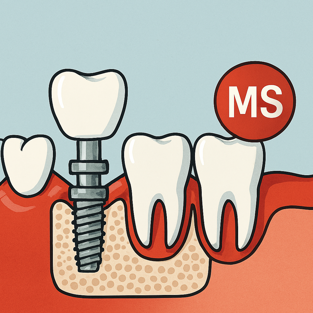 ایمپلنت دندان برای بیماران مبتلا به ام اس