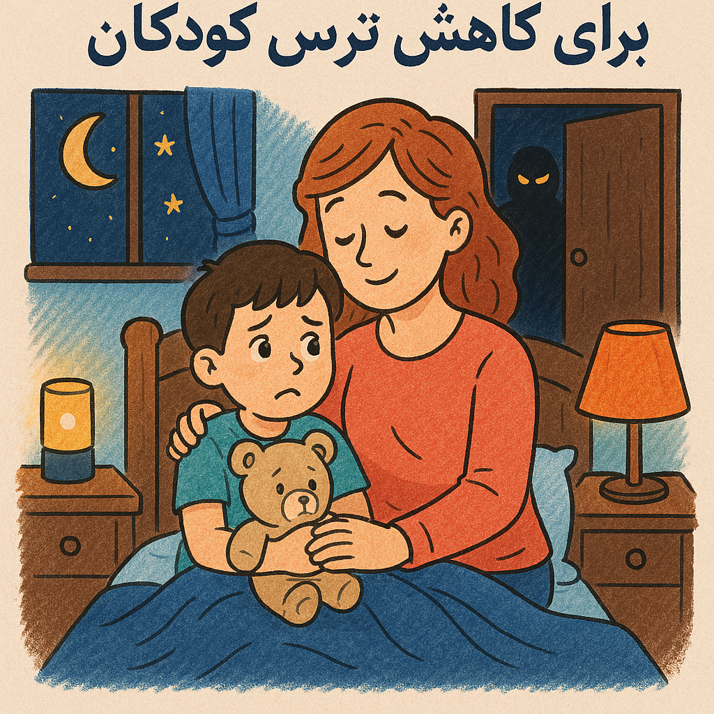 راهکارهای خانگی برای کاهش ترس کودکان