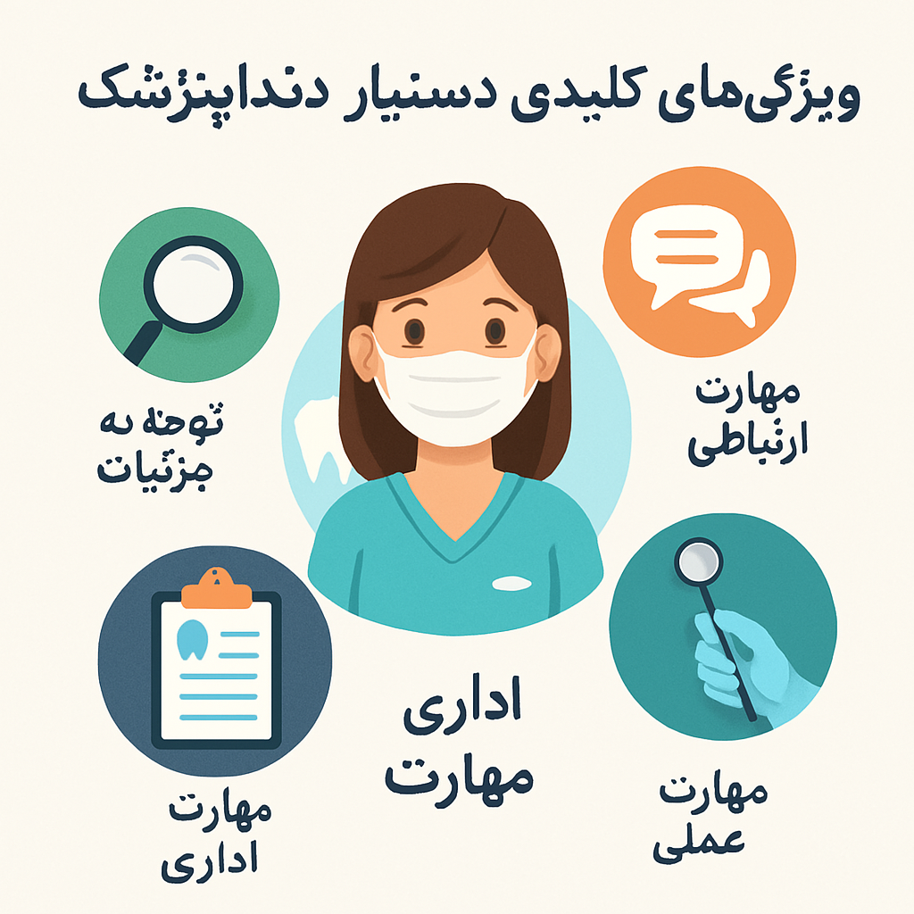 ویژگی‌ های کلیدی دستیار دندانپزشک