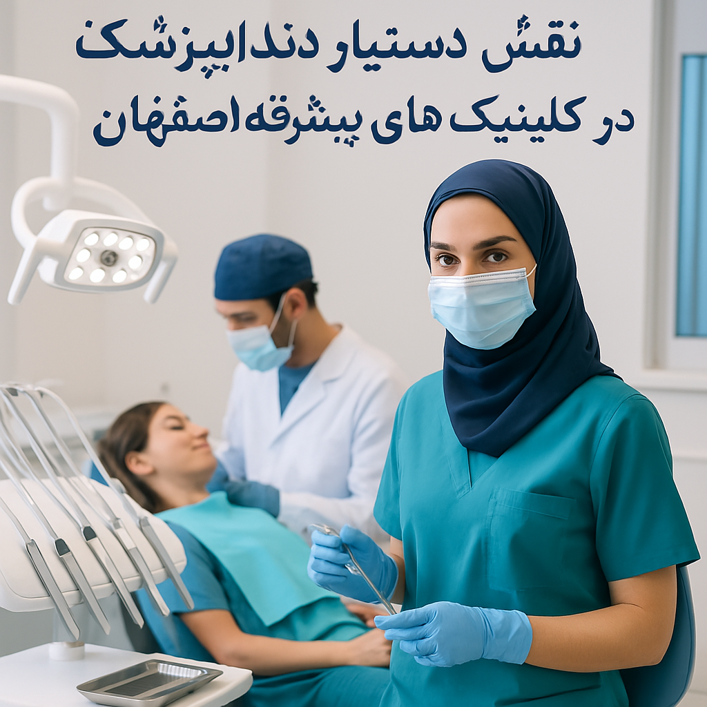 نقش دستیار دندانپزشک در کلینیک‌ های پیشرفته اصفهان
