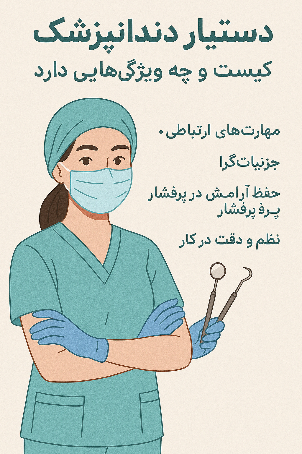 دستیار دندانپزشک: کیست و چه ویژگی‌هایی دارد؟